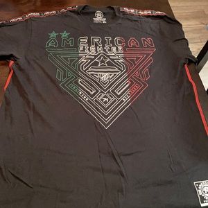 Large American fighter shirt